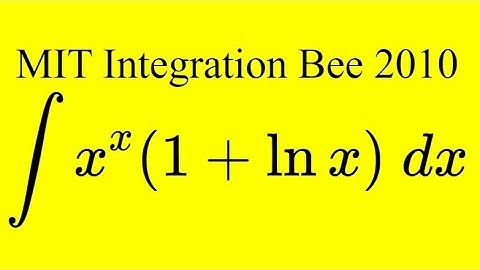 MIT Integration Bee 2010 #13