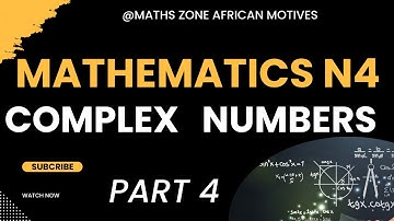 Mathematics N4 The Complex Conjugate  _  Complex Numbers @mathszoneafricanmotives  @mathwithlightone