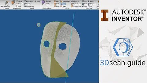 Inventor, video 3. Reverse engineering of Organic forms. 3D scan processing.