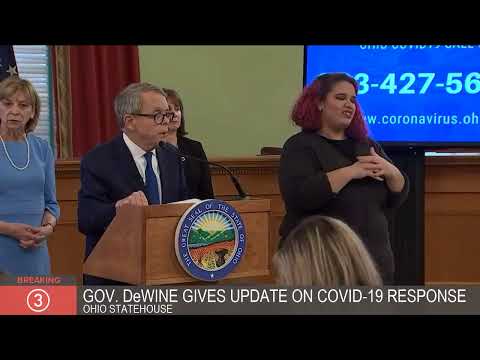 Watch Gov Dewine Holds Press Conference On Coronavirus In Ohio Youtube