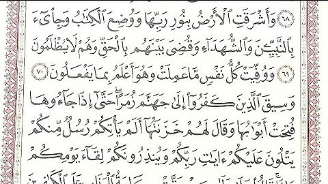 تلاوه خاشعه وماتيسر من سورة الزمر بصوت الاستاذ محمد ربيع 💯