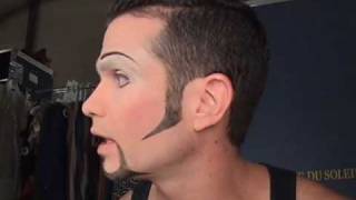 Anthony Gatto&#39;s Kooza Juggler Make-up