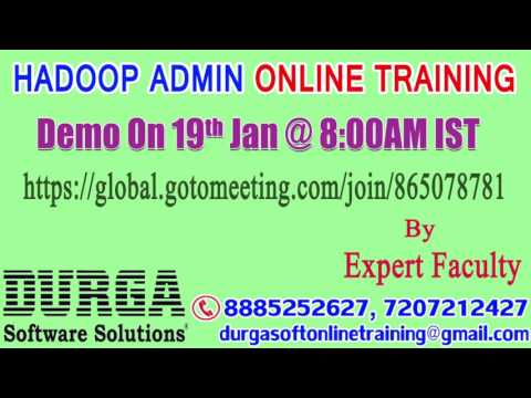 HADOOP ADMIN Online