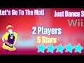 Just Dance 3 Wii - Lets Go To The Mall (2 Players 5 Stars)