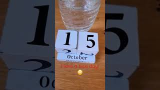 October 15th shorts calendar 2022