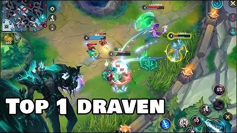 Draven Tốc chiến | Top 1 Draven | Build đồ đang hot nhất và có tỷ lệ thắng cao nhất tại sever Trung
