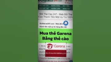 Web đổi thẻ cào sang Card game, ngân hàng siêu ngon#doithecao247 #doithecao #doithecaosangGarena