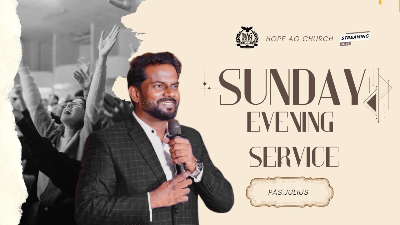 🔴Hope AG Church || SUNDAY EVENING SERVICE  || 22 February 2026 || PAS.JULIUS || 06:00 PM