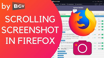 Take a scrolling screenshot in Firefox (BhargavGV)