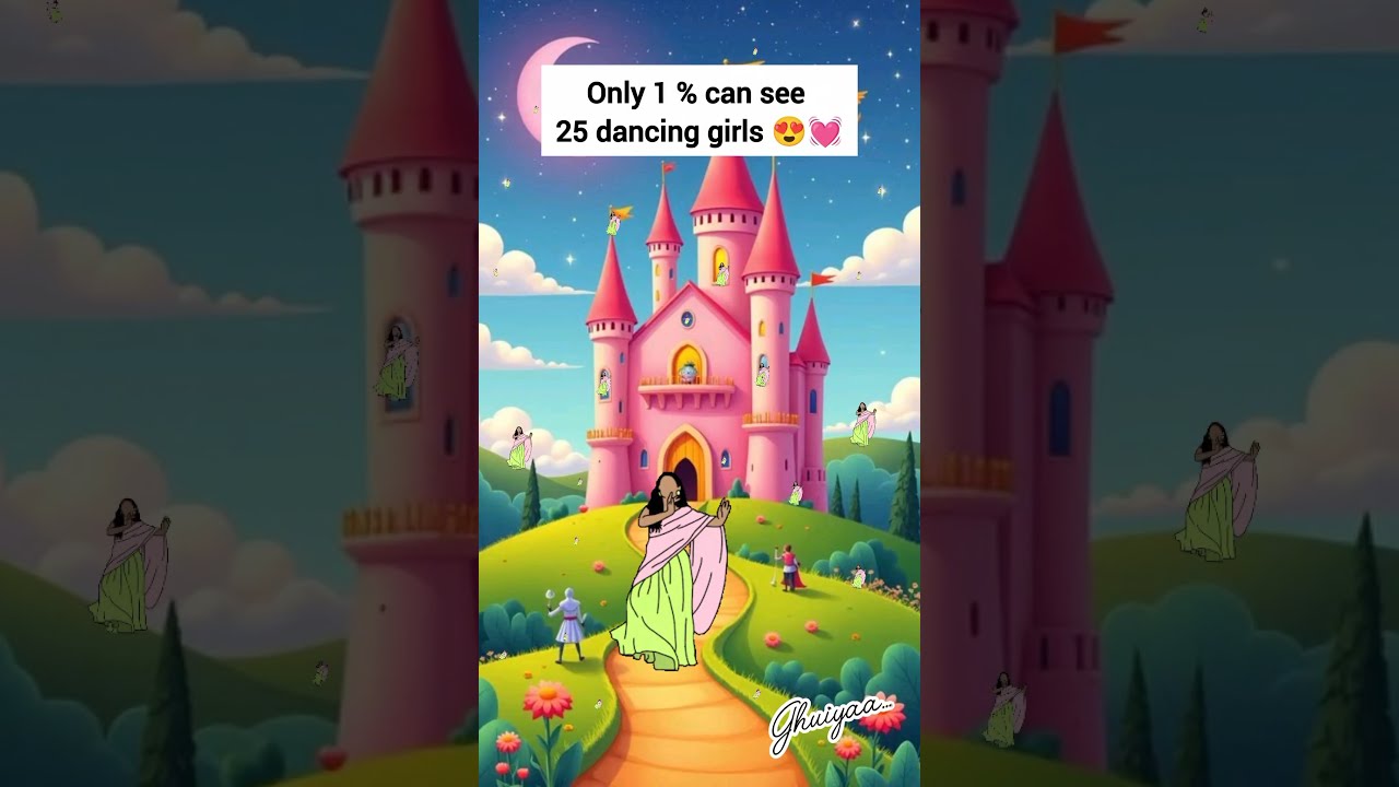Can You Spot 25 Dancing Girls Trending Viral New Eyechallenge Watermagic Magic Quiztime