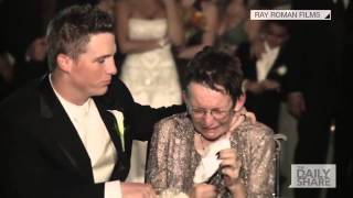 Groom goes above and beyond to dance with mom battling ALS