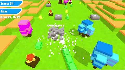 Blocky Snake Unity Game Source Code sellunitysourcecodes