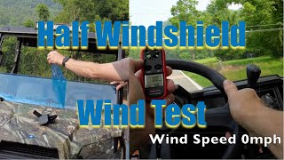 Polaris Ranger 570:  Testing Wind Resistance On A Half Windshield And 3 Year Update