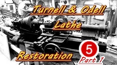 Turnell & Odell Lathe. Restoration # 05 Saddle, cross slide & top slide PT 1