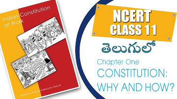 Chapter -1 | NCERT - Polity (తెలుగు) - |  Constitution why and how?  |AKS IAS