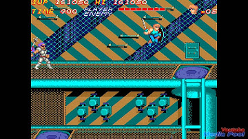 Trojan  Tatakai no Banka (Arcade) Game Playthrough Retro game