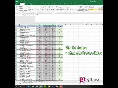 Thủ thuật Excel || Cách khóa cột không cho chỉnh sửa trong Excel || Shorts #5 mới nhất 2023