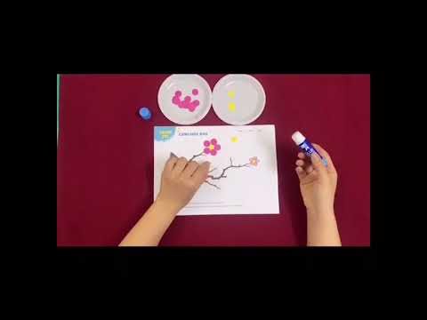Tạo hình: Trang trí cành đào - MGN