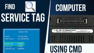 Locate your Service Tag or Serial Number