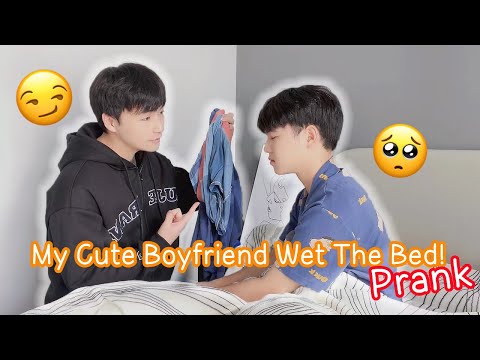 My Cute Boyfriend Wet The Bed Prank! | 讓男友尿床惡作劇[Gay Couple Lucas&Kibo BL]