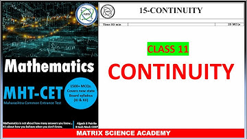 15 CONTINUITY MCQ SOLVING SESSION l Q1-Q13 l MATHEMATICS MCQ BOOK SOL l ALGESH SIR l MSA