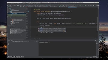 Capsule 420 KF1 MQTT Android Intro