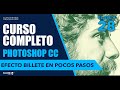 CURSO DE PHOTOSHOP 【 Efecto Billete - Retro 】 ✅ Cap 28