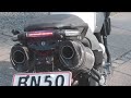 Yamaha MT-03 660 - Roadsitalia Special Titanium exhaust sound (Backfire and flames)