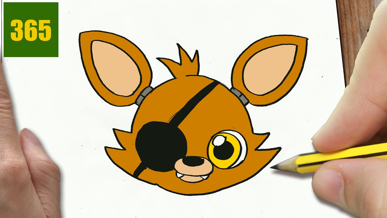 COMO DIBUJAR FOXY DE FNAF KAWAII PASO A PASO - Dibujos kawaii fáciles -  thptnganamst.edu.vn