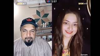 Nutter with Sanam baby sexy question answer hot talk pakistani indian tiktokers