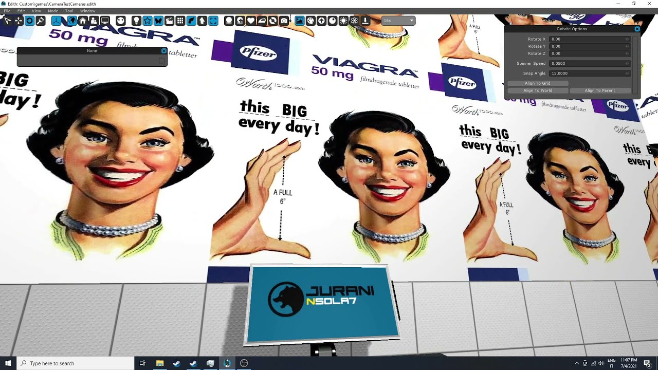 Haydee2 Edith: Create a Surveillance Camera