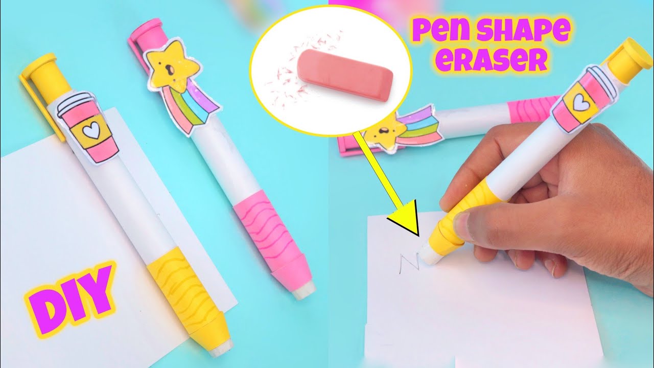 Diy Pen like eraser in very easy steps