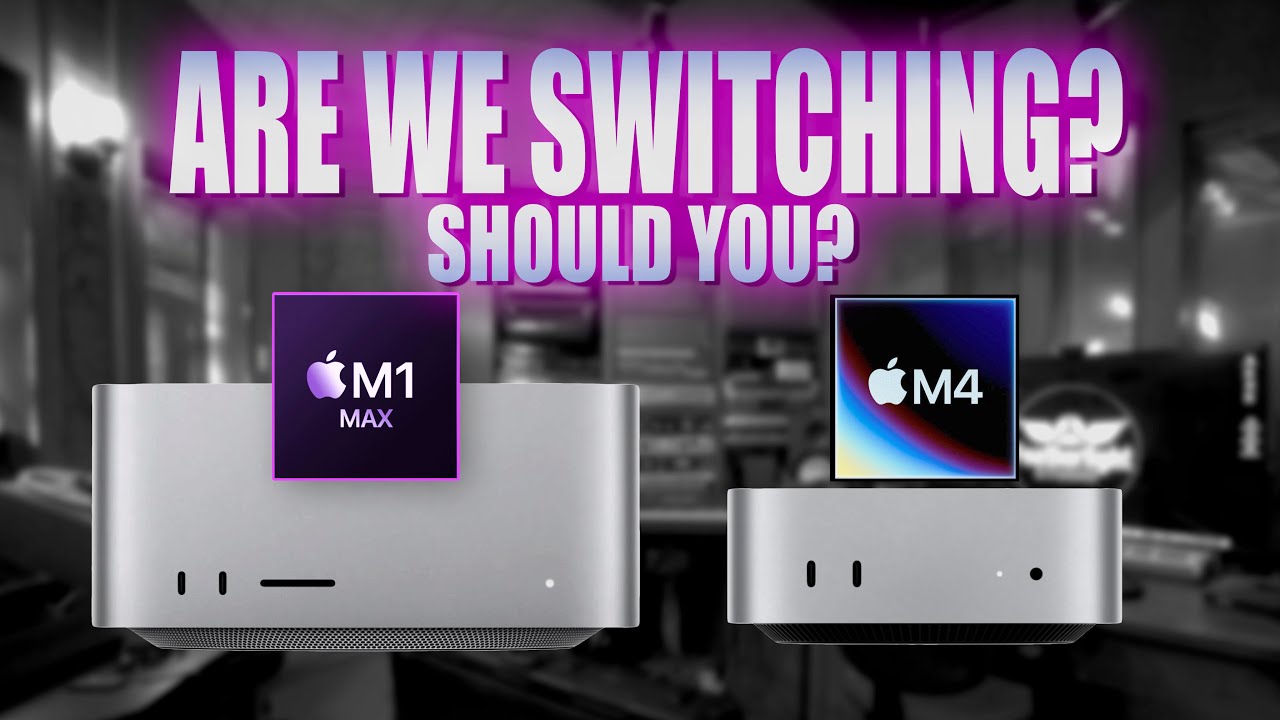 Outline Video Mac mini M4 Pro vs Mac Studio M1 Max