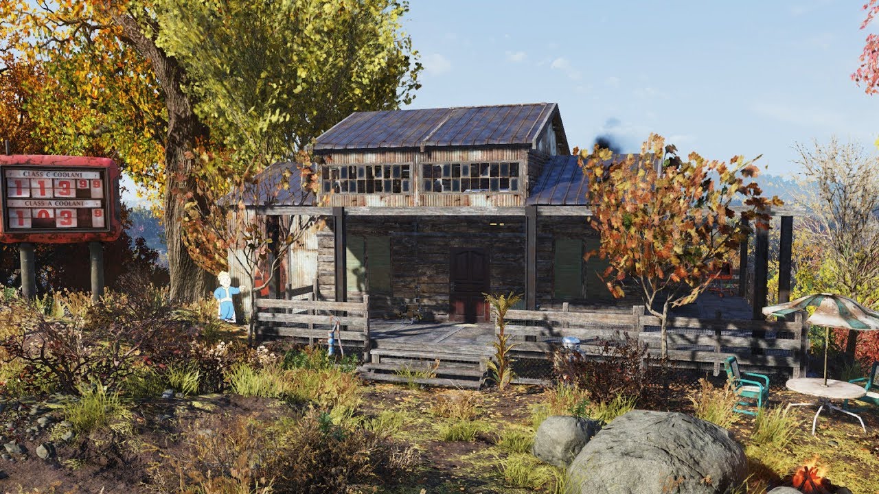 Fallout 76 | How to Build a Cabin (First C.A.M.P. Build ...