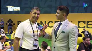 Michael Santos, Founder of Prison Professors at Binance Blockchain Week 2024!