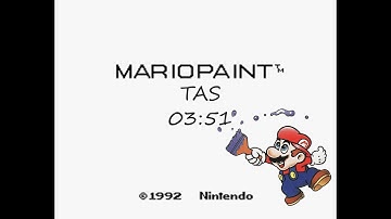 Mario Paint [TAS]