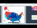 Free US Map created in vectr