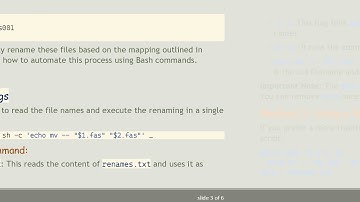 Efficiently Rename Files Using Bash with a Text File