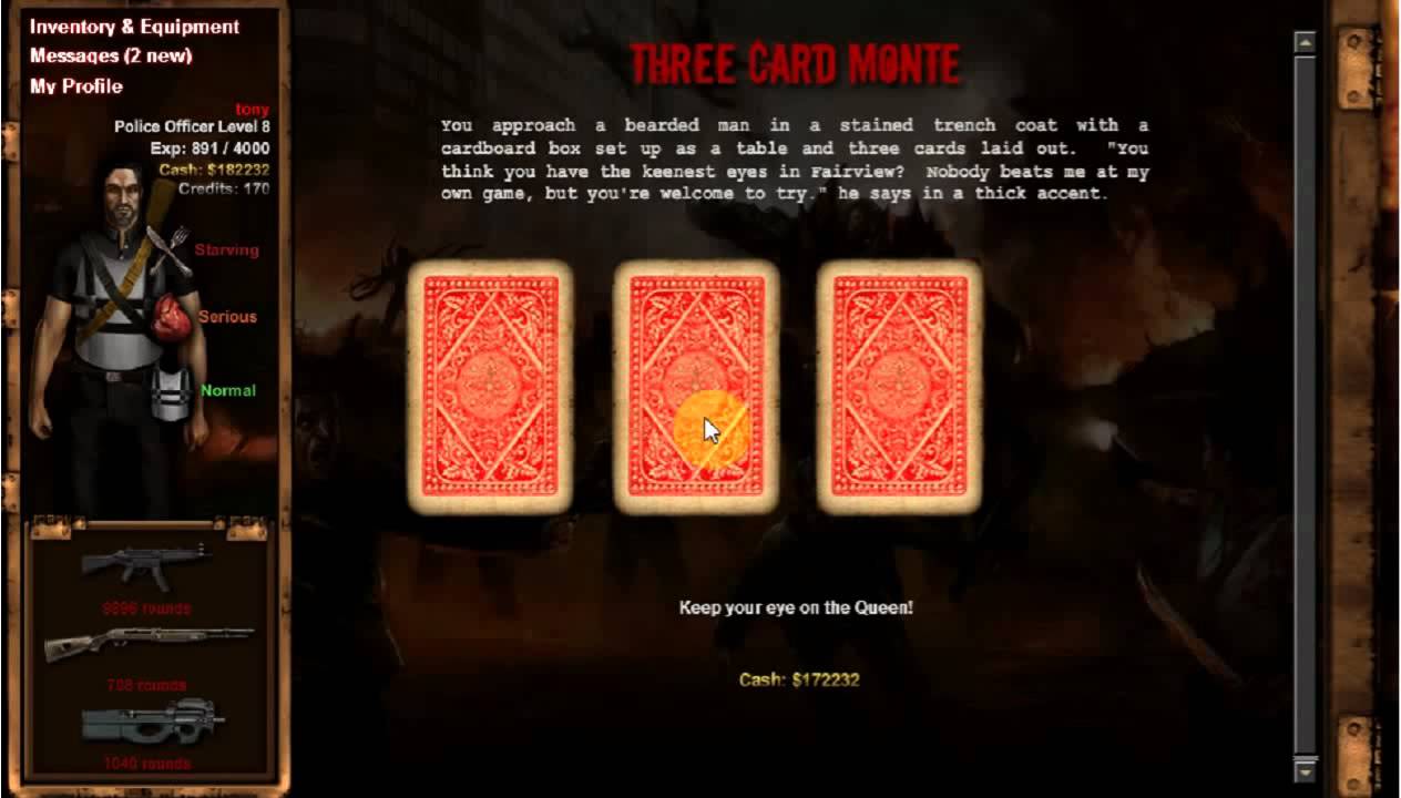 Secret/Glitch for gambling den (Dead Frontier) YouTube