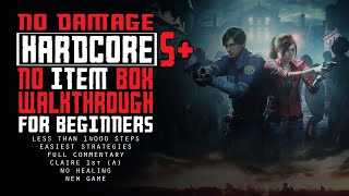 Resident Evil 2 (PS5) - Hardcore S+ Claire 1st Run (A) No Damage No Item Box - Beginner