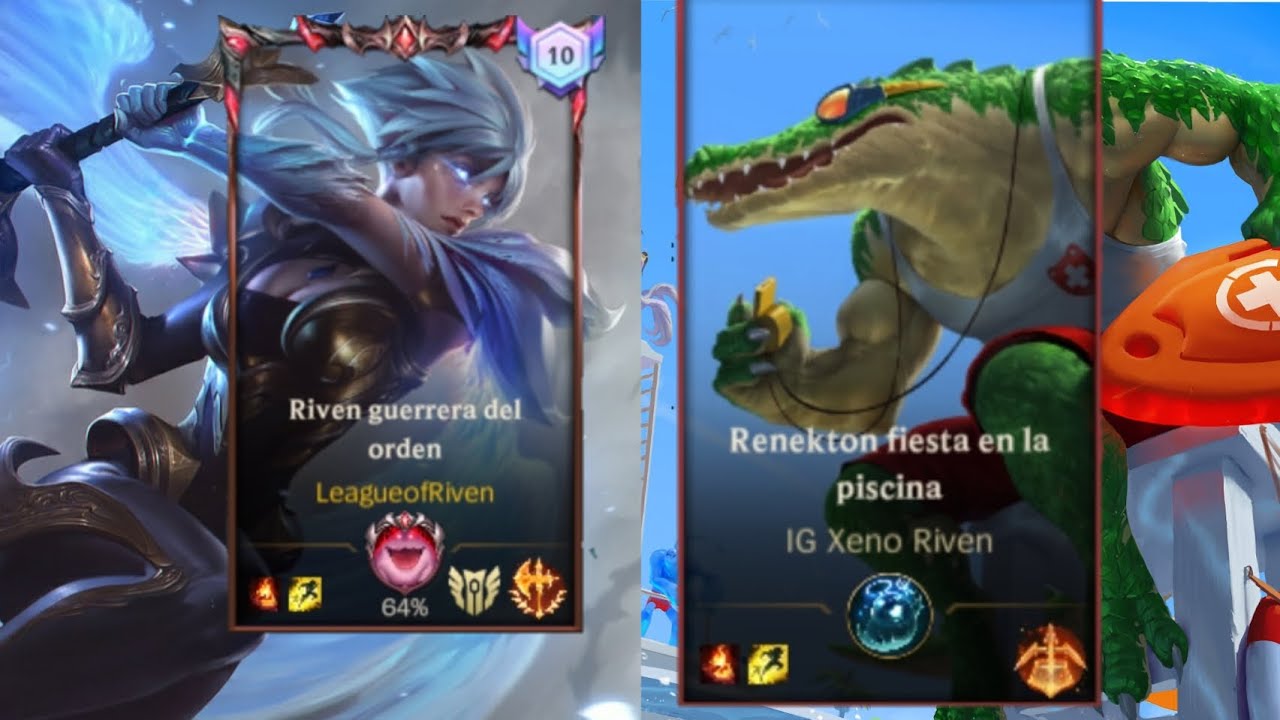 Wild Rift Riven Gameplay GM Current Top 1 Riven | League of Riven - YouTube