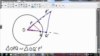 MATH335 SUNY Geneseo Transformations 6 - Euclidean Inversions in Circles