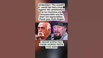 The Undertaker S Farewell To Hulk Hogan The Wrestling World Has Lost A True Legend 