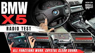 2001 BMW X5 – Radio &amp; Steering Wheel Controls Test | Now on Bring a Trailer