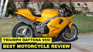 Produkt Hensigt bogstaveligt talt TRIUMPH DAYTONA 955I BEST MOTORCYCLE REVIEW | Tubular alloy perimeter -  YouTube