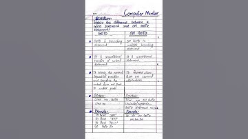 Difference between GOTO & ON GOTO statement #gotostatement #ONGOTO statement