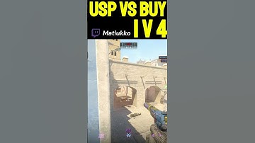 1v4 USP vs BUY 🐺🐺 short #cs2 #csgo #4k #clutch