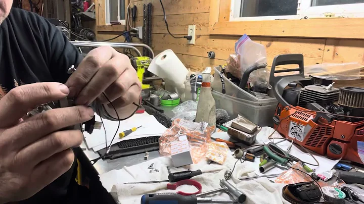 Stihl MS661C m-tronic how to do a fuel filter change and replace the fuel solenoid in the carburetor