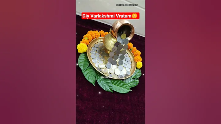 Diy 2 for Varlakshmi pooja decoration ideas#varalakshmi #pujadecoration#trending #shorts#diy#lakshmi