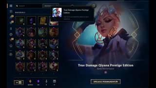 True Damage - Qiyana Prestige, League Of Legends, Login Screen